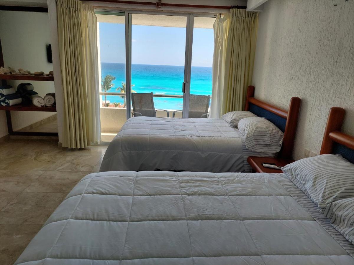 Departamento Cielo Ocen View En Condominios Solymar Cancún Exteriér fotografie